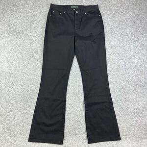 Lauren Ralph Lauren LRL Jeans Womens 10 Black Classic Bootcut Flap Pockets Boho